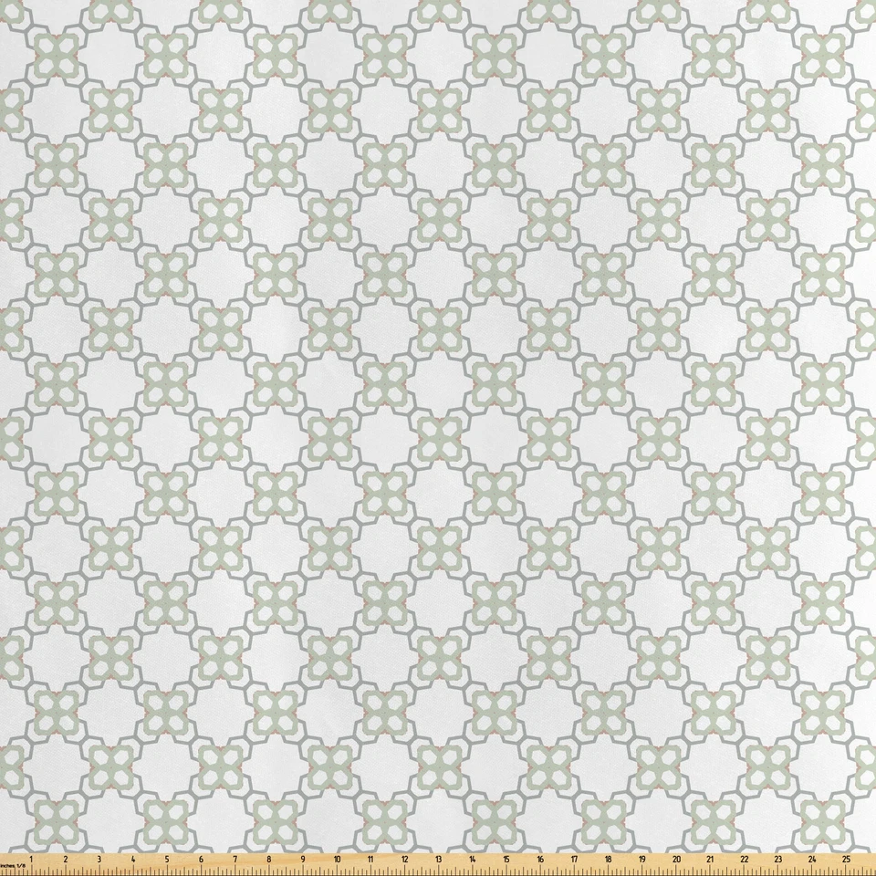 Geometrisch Satin Stoff als Meterware Diagonal-abstraktes Muster - Bild 1 von 1