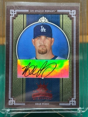 2005 Diamond Kings Signature prata #122 Brad Penny Dgr/50 - Imagem 1 de 2