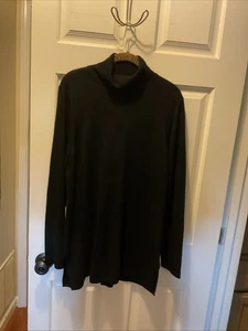 Chico’s MIA TURTLENECK SWEATER BASIC Black NWT Size 3 - Picture 1 of 4