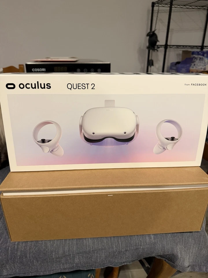 Oculus Meta Quest 2 All-in-One VR Headset with Controllers 256GB & Original Box - Image 1 of 4