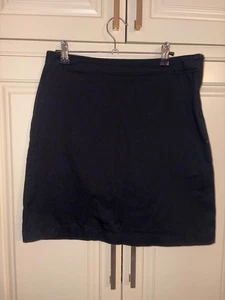 Lands End Girls 14 Black School Uniform Skort 16 inches - Picture 1 of 6