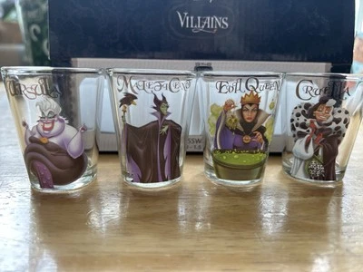 Disney Villanos Vidrio Usar Chupito Gafas Úrsula Malvada Reina Cruella Maléfica Foto 1 de 4