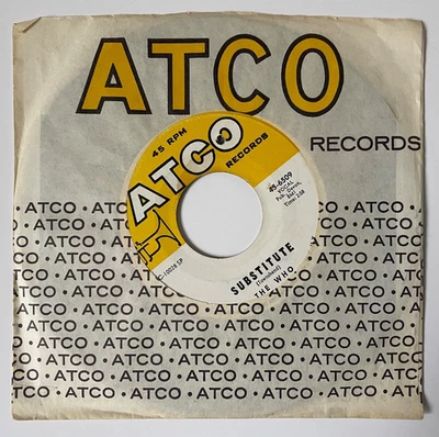 The Who - 1966 US ATCO Records 45: Substitute / Waltz for a Pig _EX - Image 1 of 4