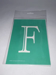 Chalk Couture Buchstabe F Monogramm Größe Transfers Schablonen 5x7 gebraucht - Bild 1 von 3