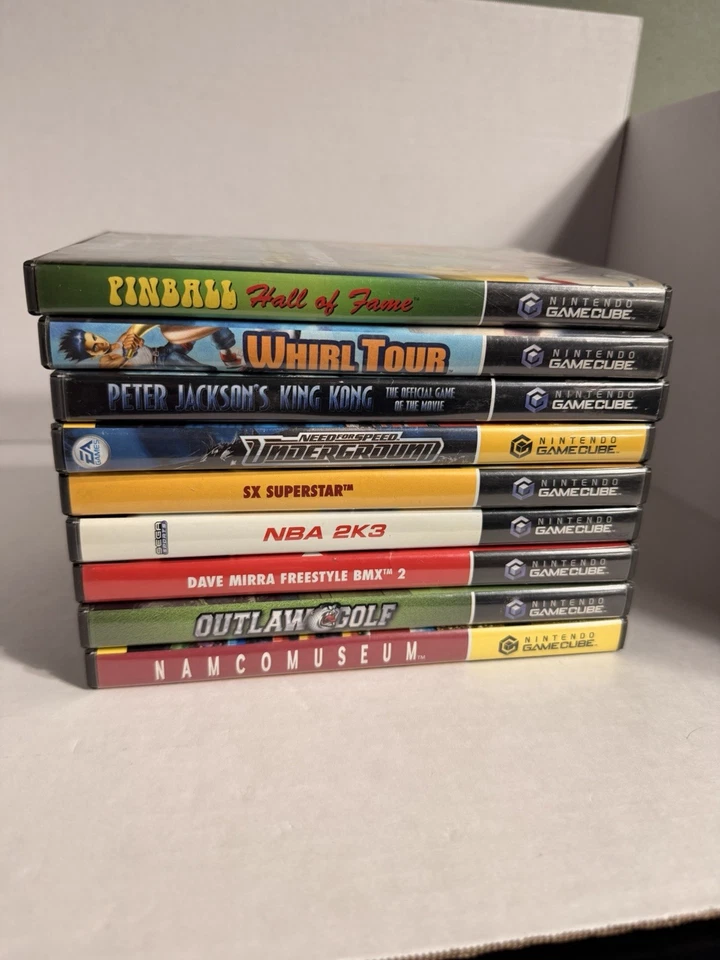 GameCube Juego Lote 9 Juegos Completos En Caja Con Manuales Probados Buen Estado Foto 1 de 4