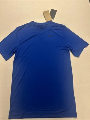 Nike Dri-FIT Camisa Para Hombres Grande Azul Entrenamiento Camiseta Atlética Ligera DX0989-480 Foto 1 de 4