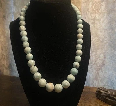 Collar Larimar Cuentas Foto 1 de 3