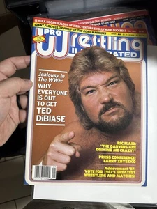 Pro Wrestling Illustrated Magazine January 1988 Issue with Poster PWI Dibiase - Picture 1 of 3