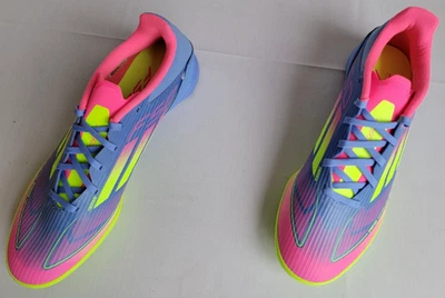 Unisex Size 7.5M/8.5W Blufus/Luclem/Lucpnk Adidas F50 League Turf Soccer Shoe - Image 1 of 4
