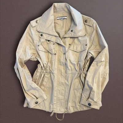 Croft & Barrow Classic Khaki Utility Jacket Women's Size L - Image 1 of 4