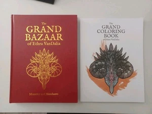 Ethra VanDalia THE GRAND BAZAAR + COLORING BOOK Monsters and Merchants - Imagen 1 de 19