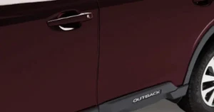 Genuine Subaru Door Edge Guard Kit - Dark Mahogany Pearl SOA801P061P7 - Picture 1 of 1