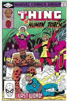 Marvel Two-In-One #89 BRONZE AGE COMIC BOOK The Thing Human Torch 1982 direct NM - image 1 of 3