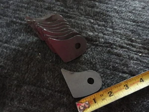 Steel weld tabs LASER cut any size shape qty Nice NR 011-316-385-MS - Picture 1 of 1