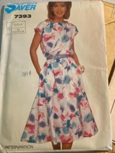 Vintage Simplicity (Super Saver)Sewing Pattern 9893 – Misses’ Dress - Picture 1 of 1