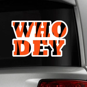 Who Dey Aufkleber Bengals Rally Cry 2022 Cincinnati Bengals Who Day Größe wählbar - Bild 1 von 4