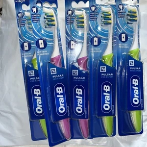 5 X Oral B Pulsar 35 Medium Toothbrushes - Picture 1 of 1