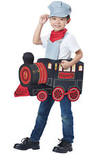 Little Toddler Boy Train All Board Costume 3d Overall Suit Cap Bandana 00512