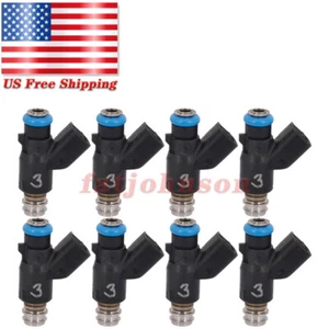 42LB 12613412 8 * Fuel Injectors For GMC Chevy 6.0L V8 AC Delco 217-3412 FJ10736 - Picture 1 of 10
