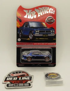 Nissan Skyline H/T 2000GT-R Real Riders Blue Hakosuka Hot Wheels 2022 RLC 1972 - Imagen 1 de 2
