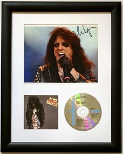 Alice Cooper / Signed Photo / Autograph / Framed / COA - Picture 1 of 1