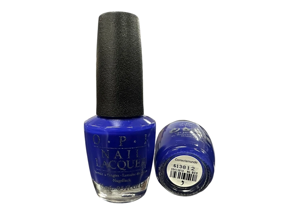 Esmalte de uñas OPI "Correctamundo" Twilight Blue (NL BC3) 0,5 oz Foto 1 de 2