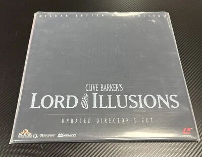 LORD OF ILLUSIONS Clive Barker - 2x LASERDISC LD UNRATED DIRECTORS CUT LETTERBOX - Bild 1 von 4