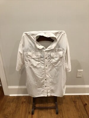 Camisa Magallanes Para Hombre Equipo de Pesca Ajuste Manga Corta Botón Delantero 3XL Foto 1 de 4