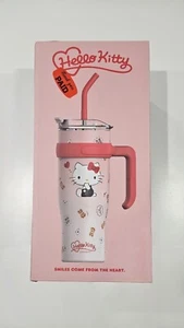 Sanrio Stainless Steel Insulated Tumbler with Lid, Straw & Handle 1200ml - XL - Picture 1 of 8