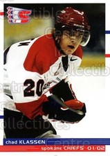 2001-02 Spokane Chiefs #15 Chad Klassen