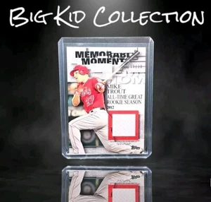 2017 Topps S2 Mike Trout Memorable Moments Relic #'D/100 - Picture 1 of 5