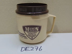 Vintage Original Mason Shoe Aladdin Advertising Travel Mug Cup Made in USA - Foto 1 di 6