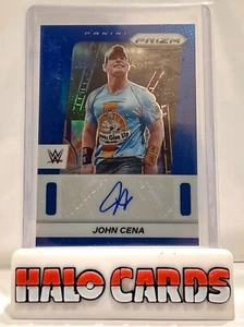 48/49 PF 2024 Panini Prizm WWE Throwback Signatures John Cena Legend BLUE Auto - Bild 1 von 2