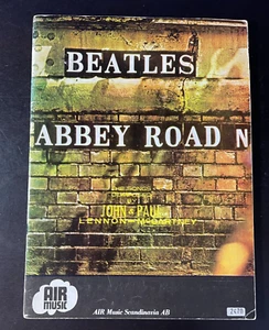 VERY RARE! BEATLES ABBEY ROAD AIR MUSIC SCANDINAVIA SONGBOOK-SHEET MUSIC 3829 - Picture 1 of 7