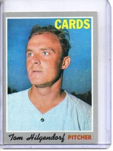 1970 TOPPS #482 TOM HILGENDORF ST. LOUIS CARDINALS (ROOKIE-KARTE) - Bild 1 von 2