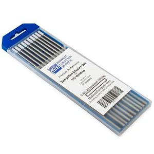 TIG Welding Tungsten Rod Electrodes 0.8% Zirconiated 1/8” x 7” (White WZ8) 10PK - Picture 1 of 2