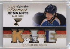 2009 O-Pee-Chee Premier Remnants /25 Lars Eller #PRT-LE Rookie Triple Patch RC