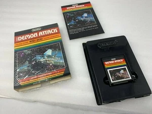 DEMON ATTACK IMAGIC CARTRIDGE FOR ATARI 400/800 VINTAGE SHRINK BOX CIB - Picture 1 of 9