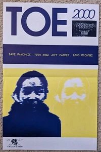 TOE "2000" promo poster 1999 Truckstop post-rock Tortoise Chicago Yoko Noge - Picture 1 of 1