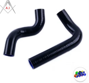 Manguera refrigerante radiador de silicona de 1,3 L negra para 1984-1985 Mazda RX-7 RX7 GSL-SE FB - Imagen 1 de 3
