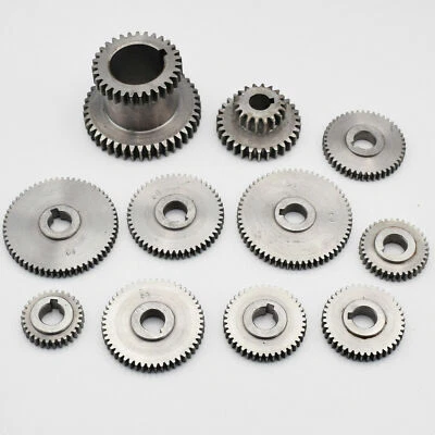 Gear Set For Amadeal 7 x 14 Real Bull Mini-Lathe CJ18A + 2 Speed Hi/Low Gear Set