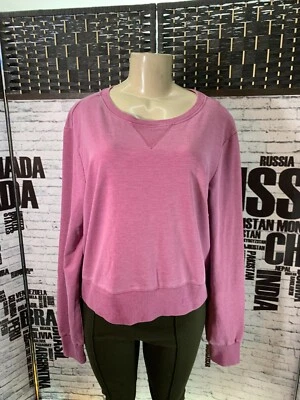  Top corto Zobha XL malva cuello redondo manga larga  Foto 1 de 4