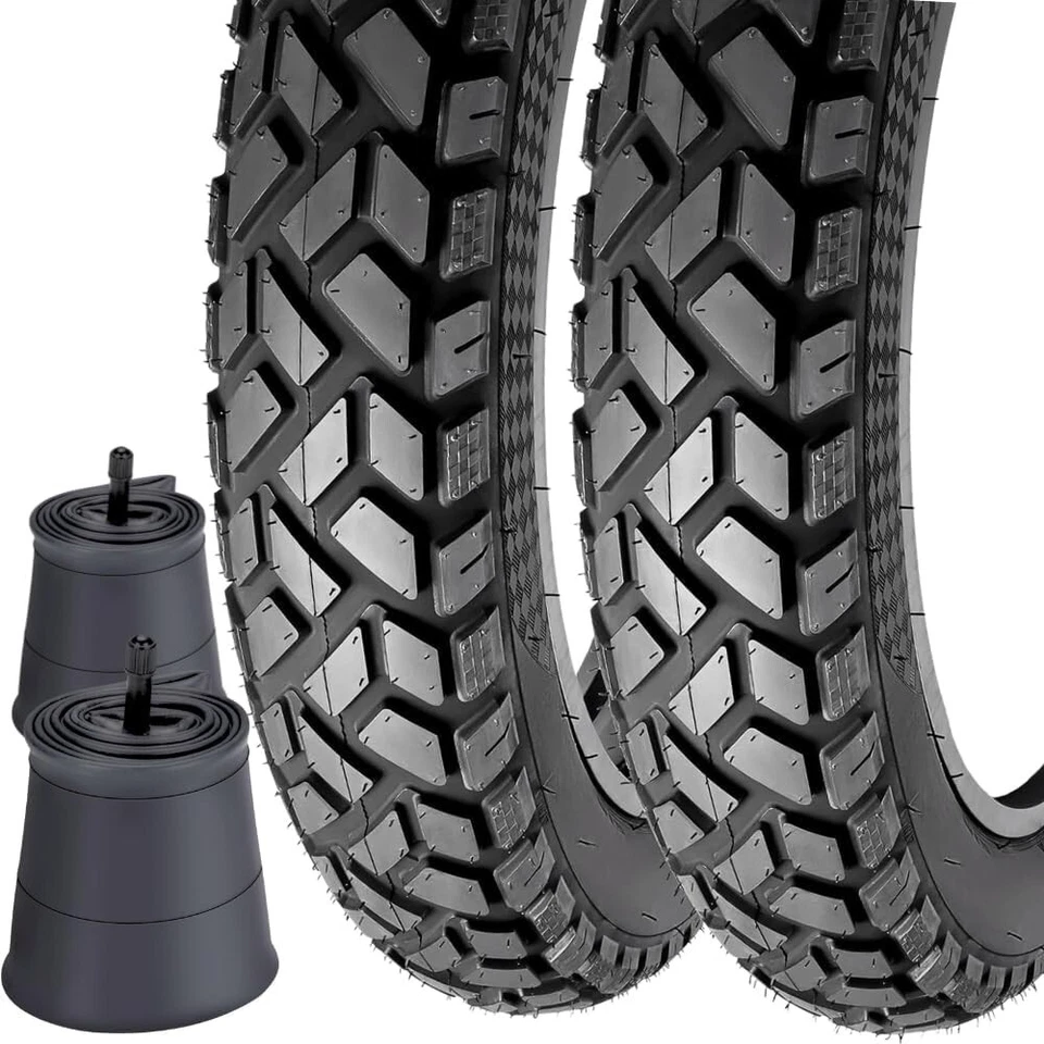 20" Heavy Duty Fat E-Bike Tires 20x4.0 with Tubes - All-Terrain Set - Image 1 of 4