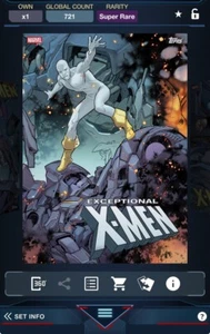 Topps Marvel Collect 2025 X-Men Connections - Iceman - Picture 1 of 2