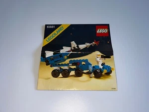 INSTRUCTION MANUAL ONLY - VINTAGE LEGO SPACE 6881 LUNAR ROCKET LAUNCHER BOOK - Picture 1 of 2