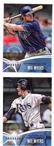 2014 Topps The Future Is Now Wil Myers Tampa Bay Rays 17 y 18 - Imagen 1 de 1