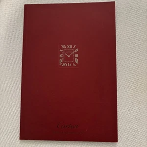 Cartier Red Soft Cover Watch Catalog 2014 New 60 Color Pages - Picture 1 of 13