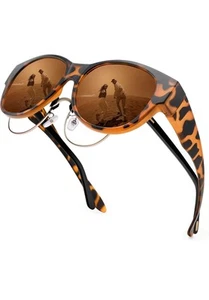 Gafas de sol URUMQI ajustadas sobre gafas para mujer, polarizadas UV400, redondas ojo de gato -H8 - Imagen 1 de 24