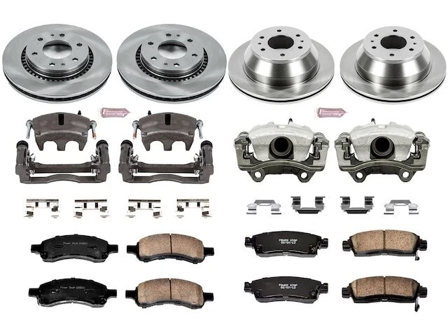 前后制动垫和转子套件 16WHJF93 适用于别克 Rainier 2006 2007 — 第 1/1 张图片