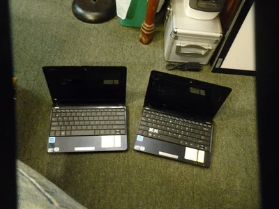 2 Mini Laptop Netbook Asus Eee PC 1005HAB Sin Probar Sin Cable como está (sin probar) leer Foto 1 de 4